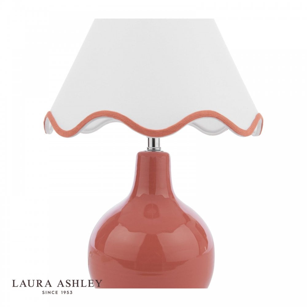 Bramhope Terracotta Table Lamp C/W Shade