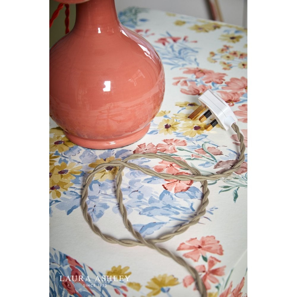 Bramhope Terracotta Table Lamp C/W Shade
