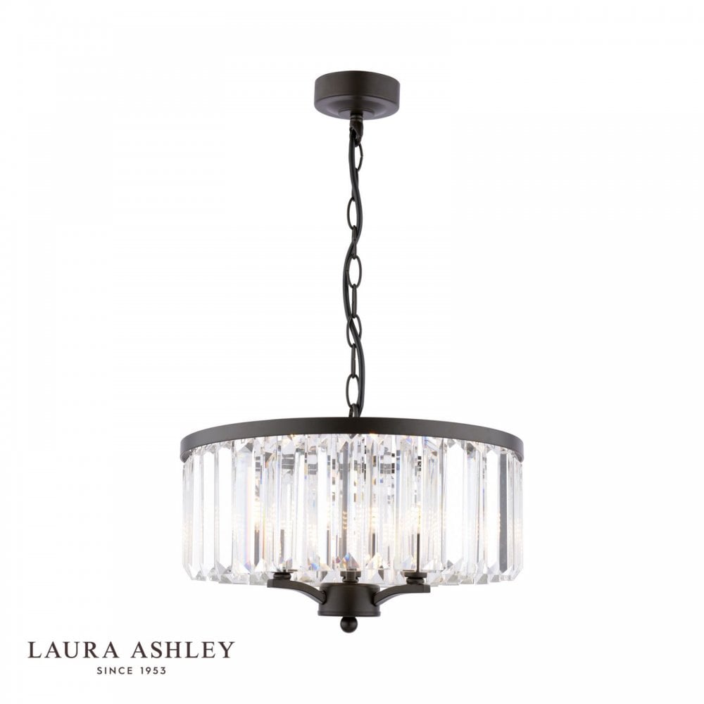 Elkwood 3 Light Pendant in Black