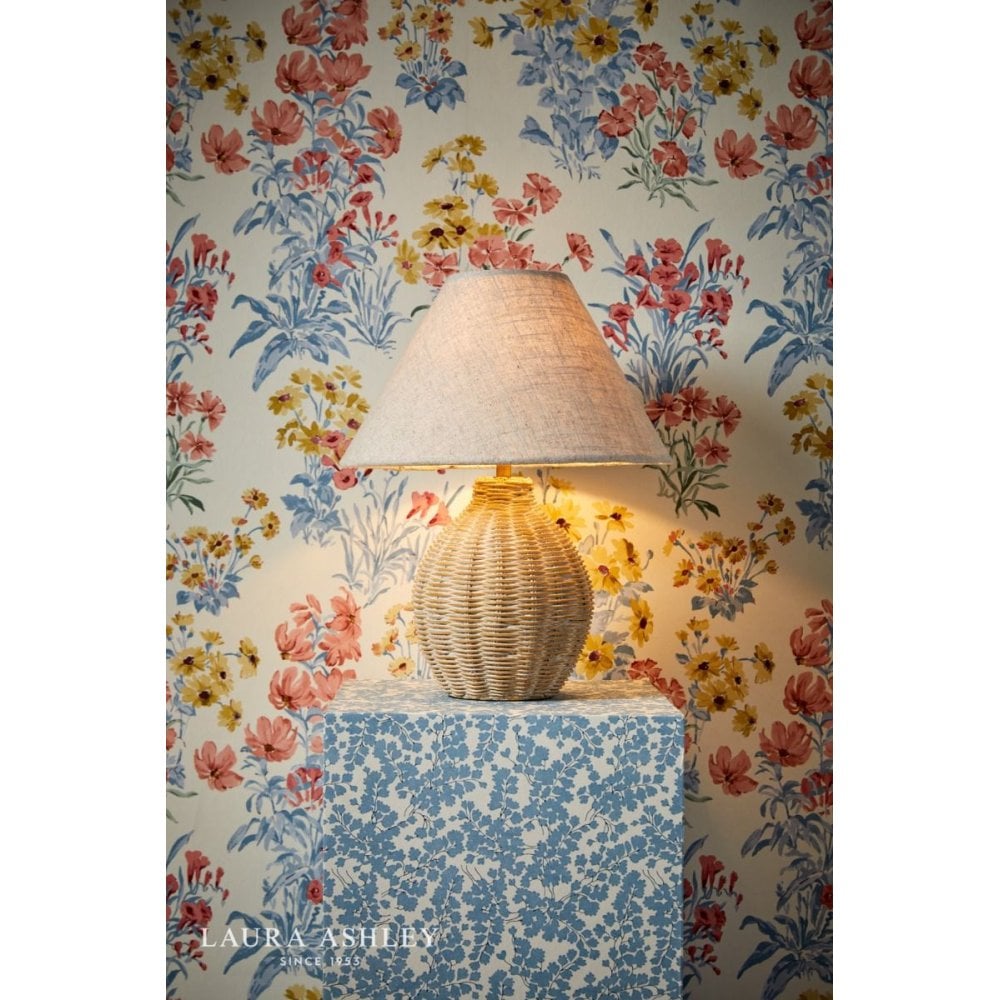 Fernhill Matt Cream Table Lamp C/W Shade