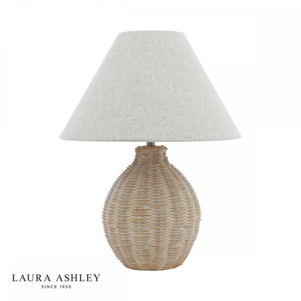 Fernhill Matt Cream Table Lamp C/W Shade