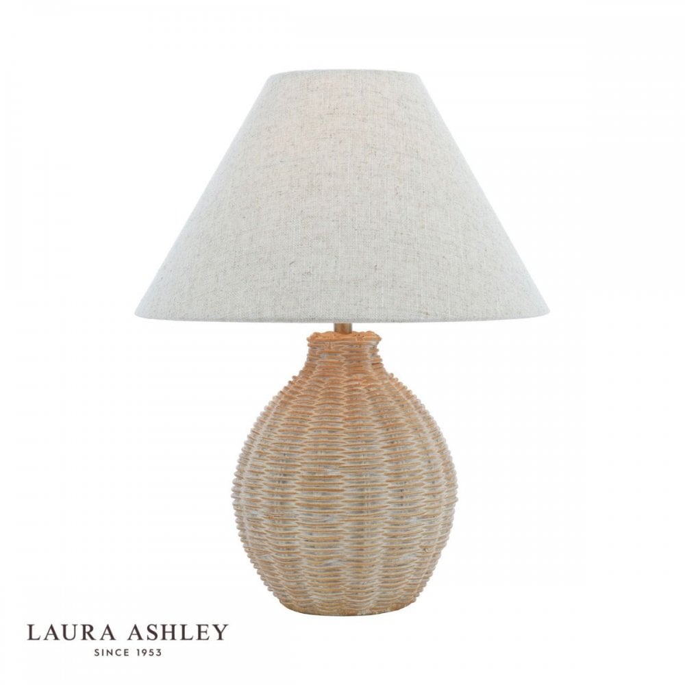 Fernhill Matt Cream Table Lamp C/W Shade