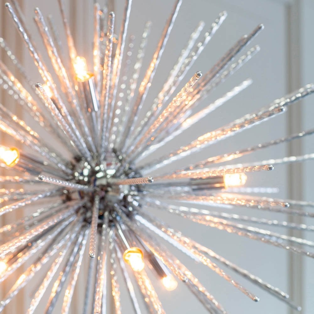 Lena 9 Light Pendant in Polished Chrome