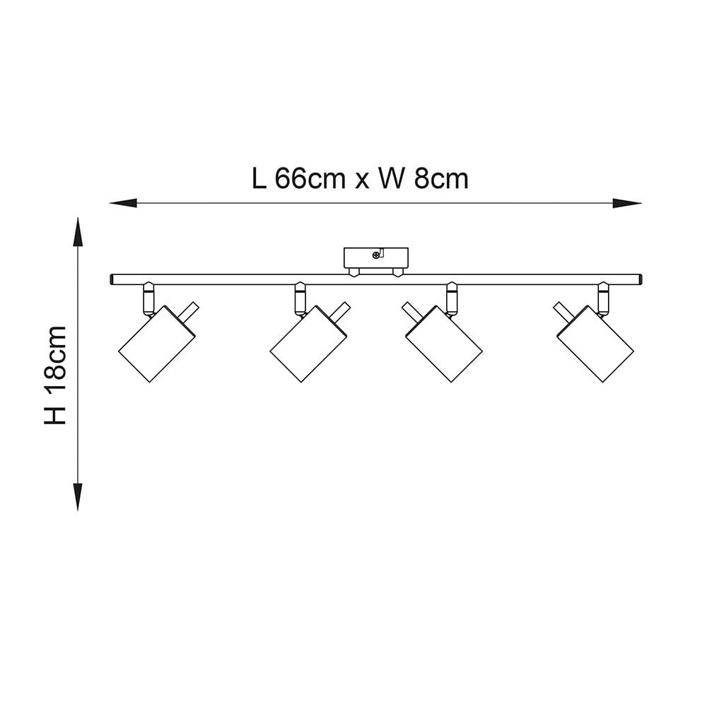 Gull Spotlight Bar in White Finish