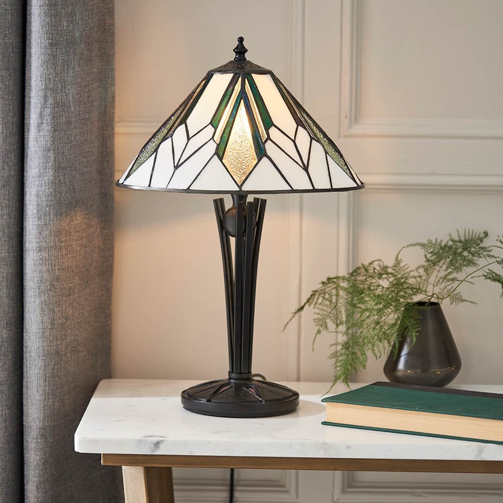 Astoria Medium Table Lamp Tiffany Style