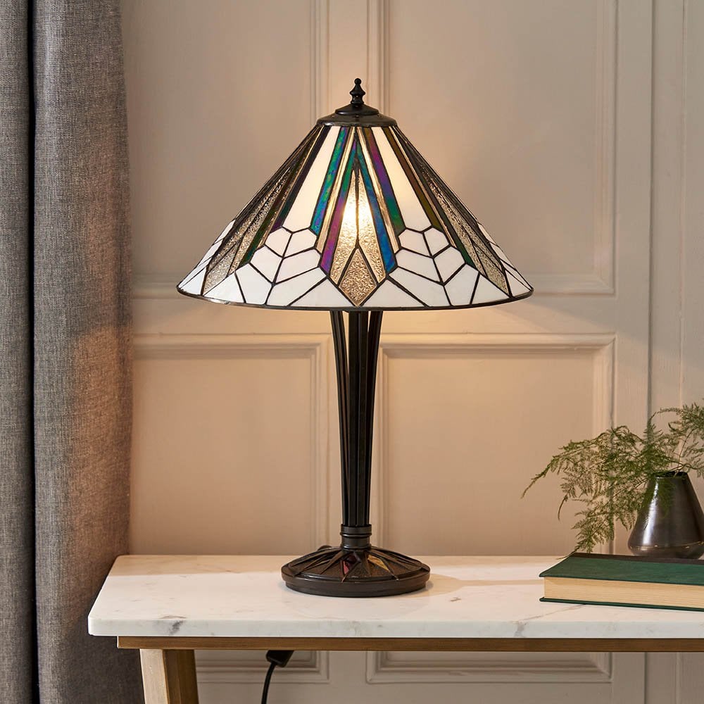 Astoria Large Table Lamp Tiffany Style