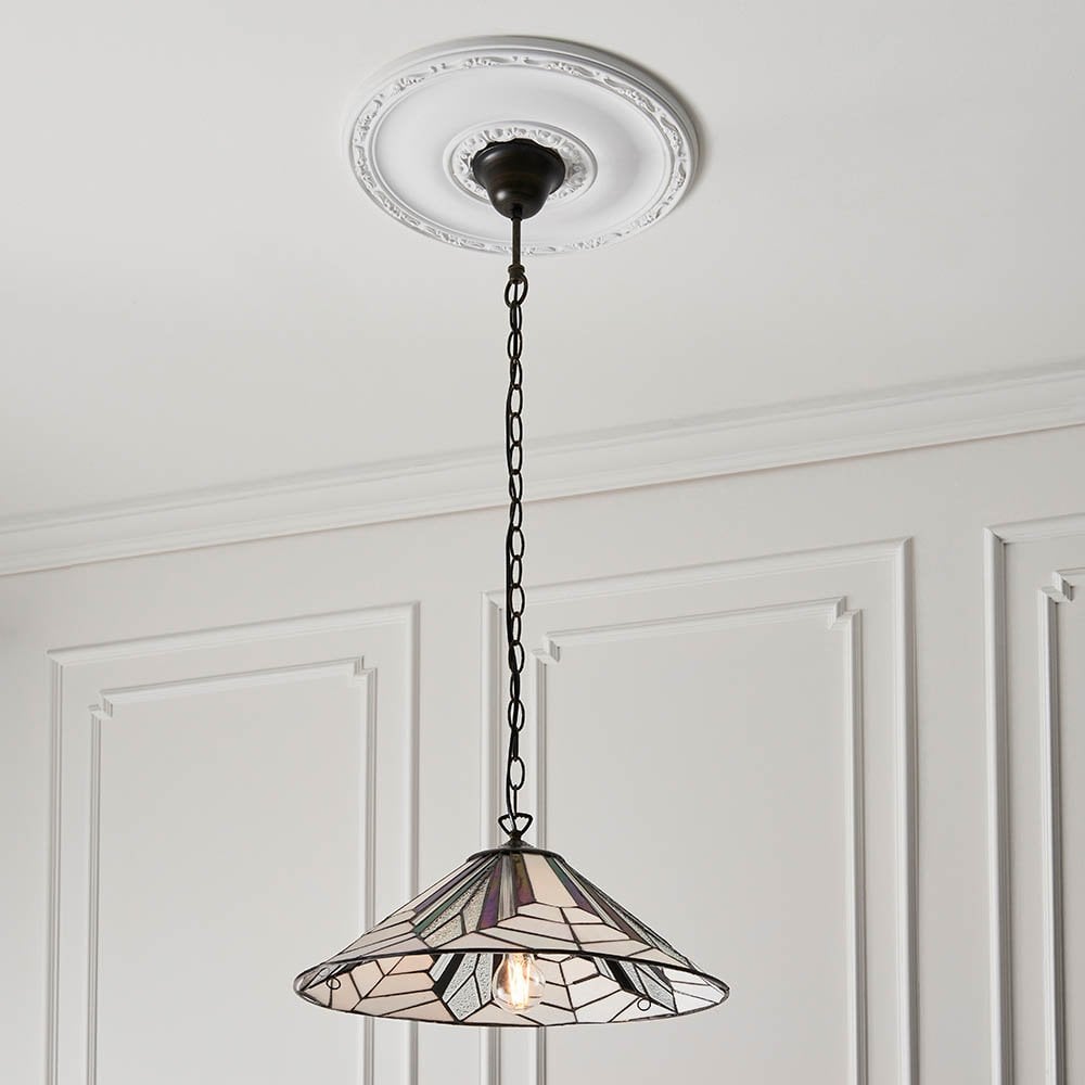 Astoria Large Ceiling Pendant Tiffany Style