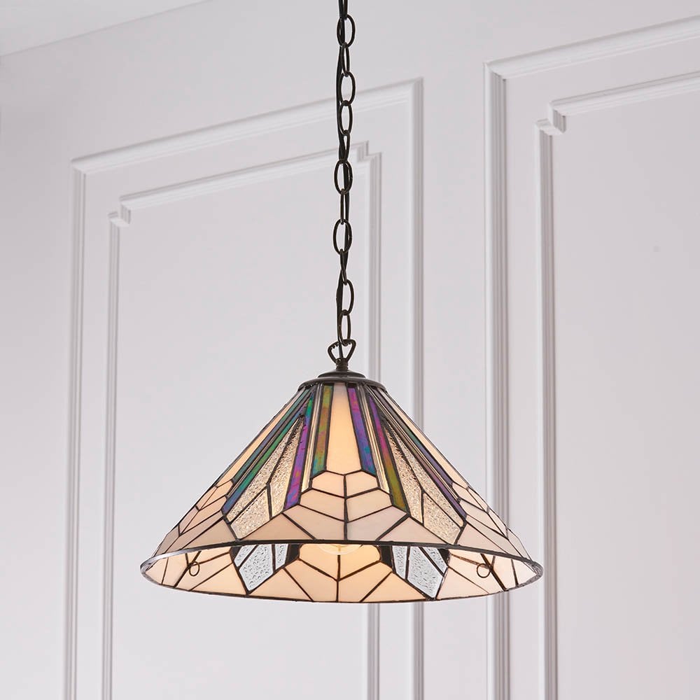 Astoria Medium Ceiling Pendant Tiffany Style