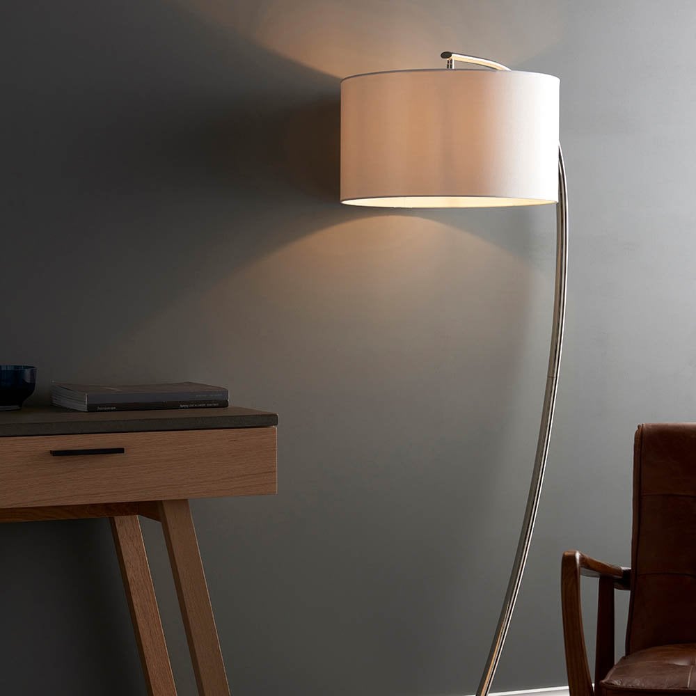 Jospehine Curved Floor Lamp C/W Shade