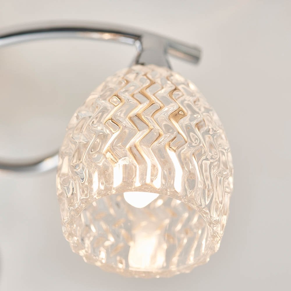 Boyer 3 Light Semi Flush in Chrome