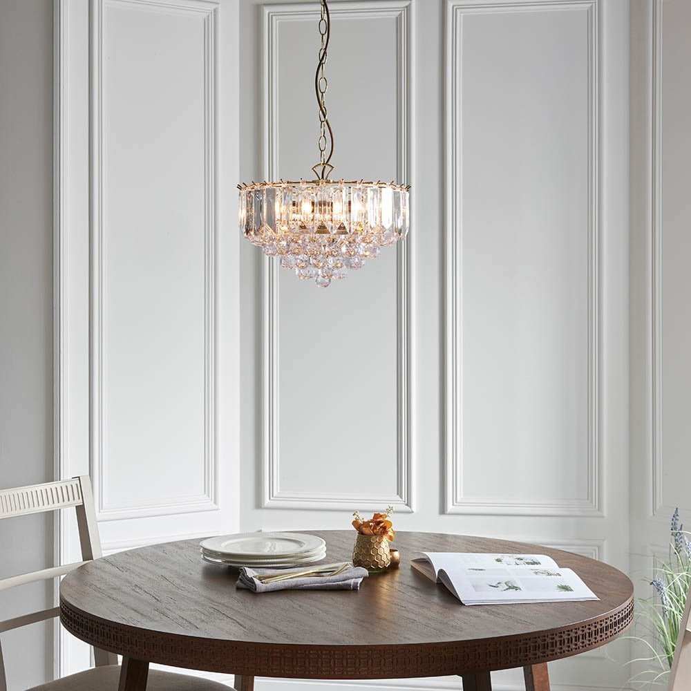 Fargo 3 Light in Brass Finish D 380mm