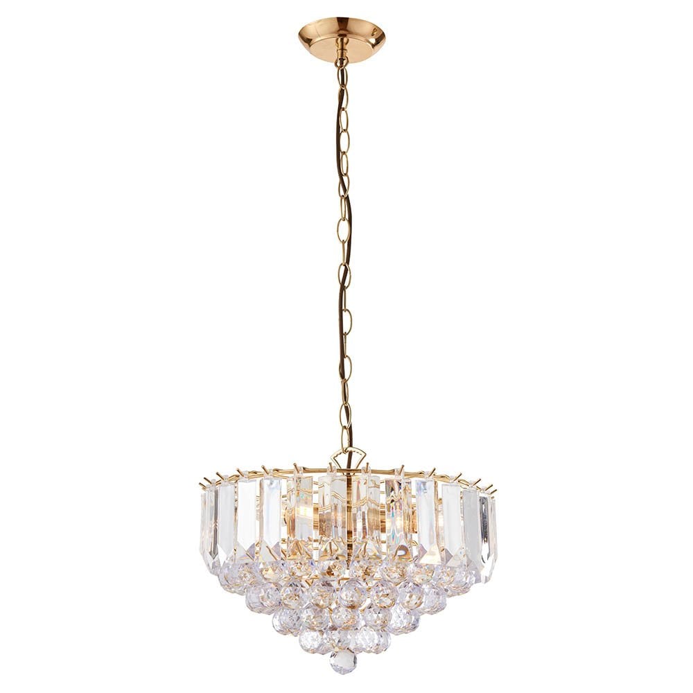 Fargo 3 Light in Brass Finish D 380mm
