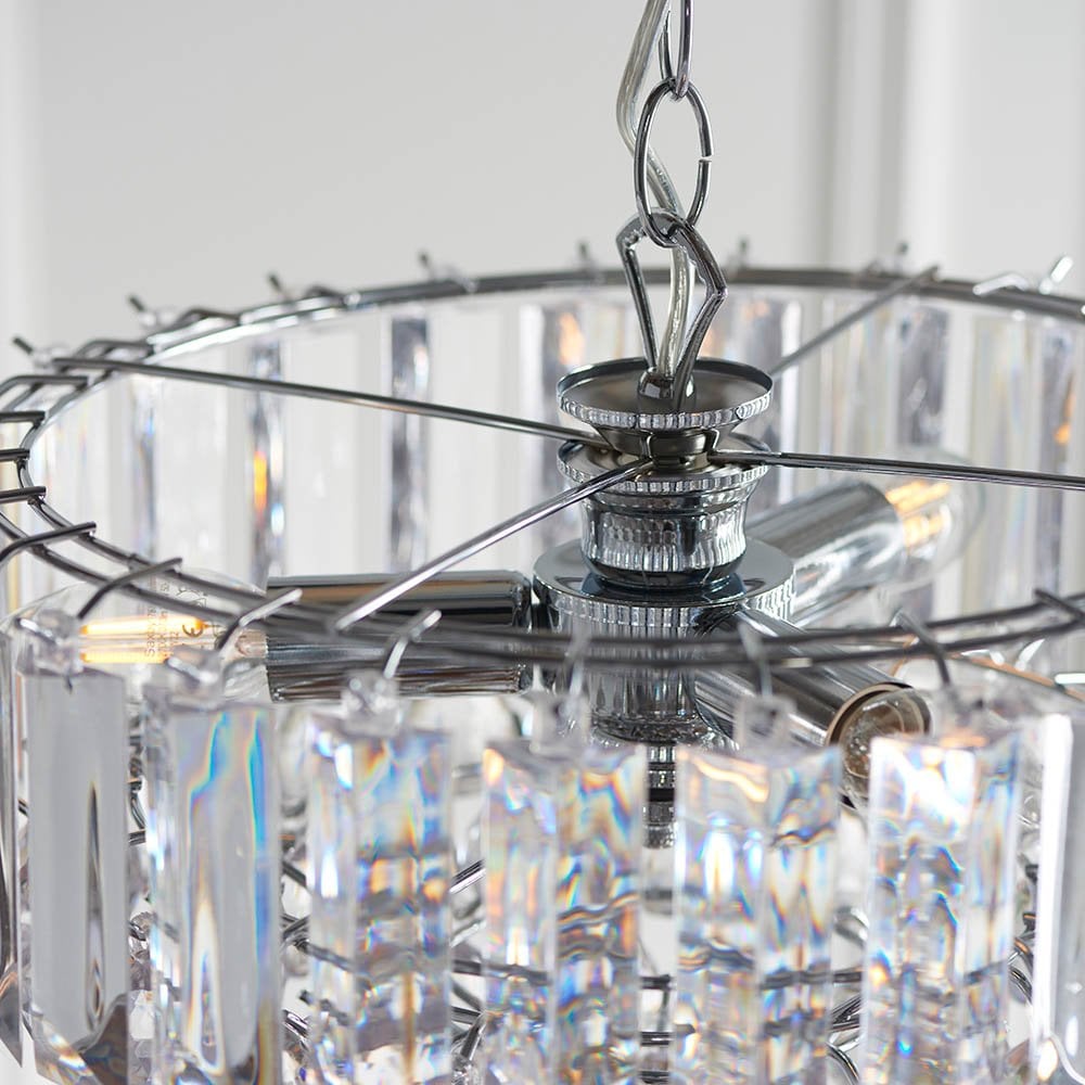 Fargo 3 Light in Chrome Finish D 380mm