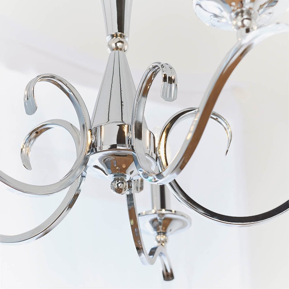 Kora 5 Light in Chrome Finish