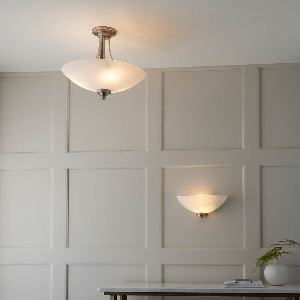 Welles Antique Brass Wall Light