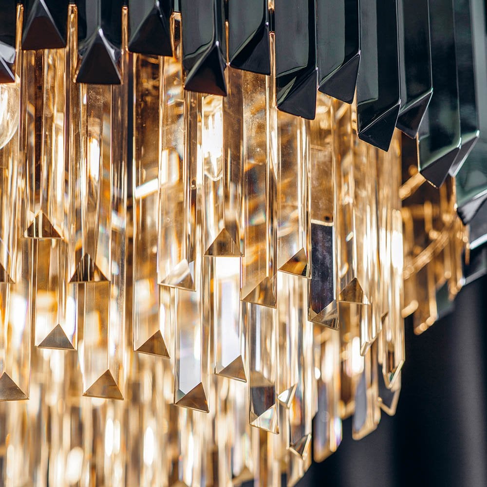 Valetta 6 Light Pendant in Polished Nickel Finish