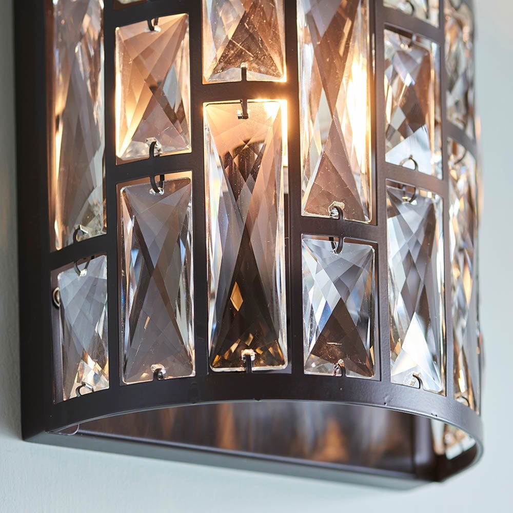 Belle Wall Light in Dark Bronze Finish
