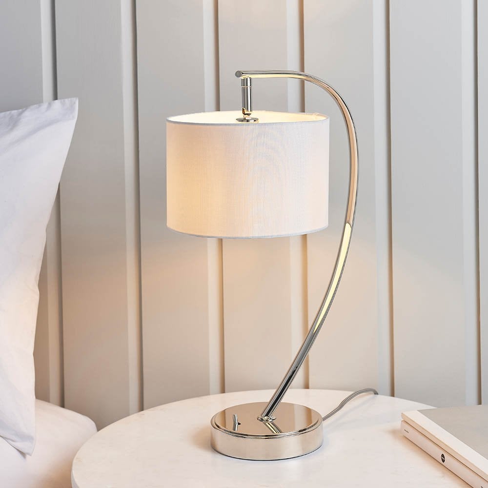 Josephine Curved Table Lamp C/W Shade
