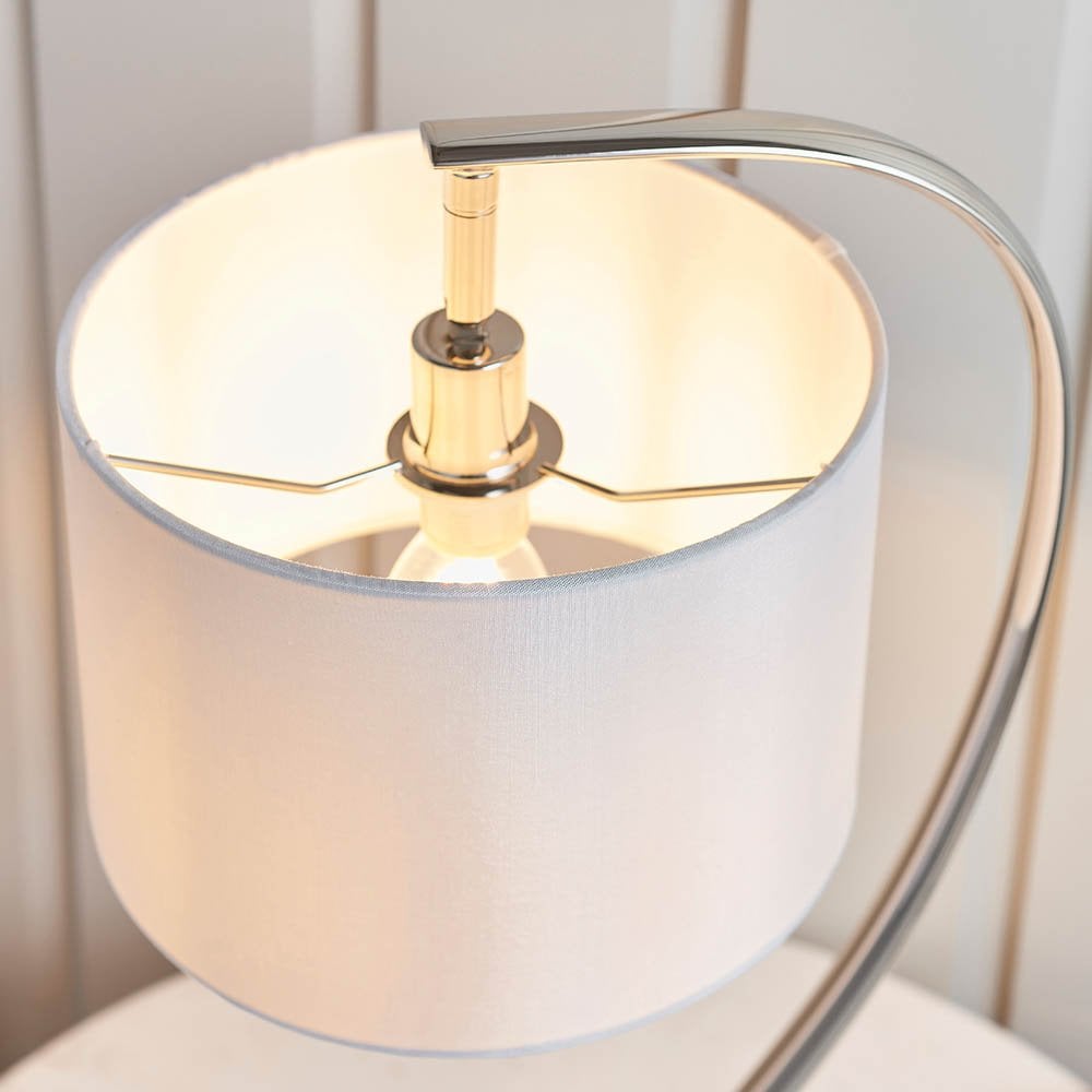Josephine Curved Table Lamp C/W Shade