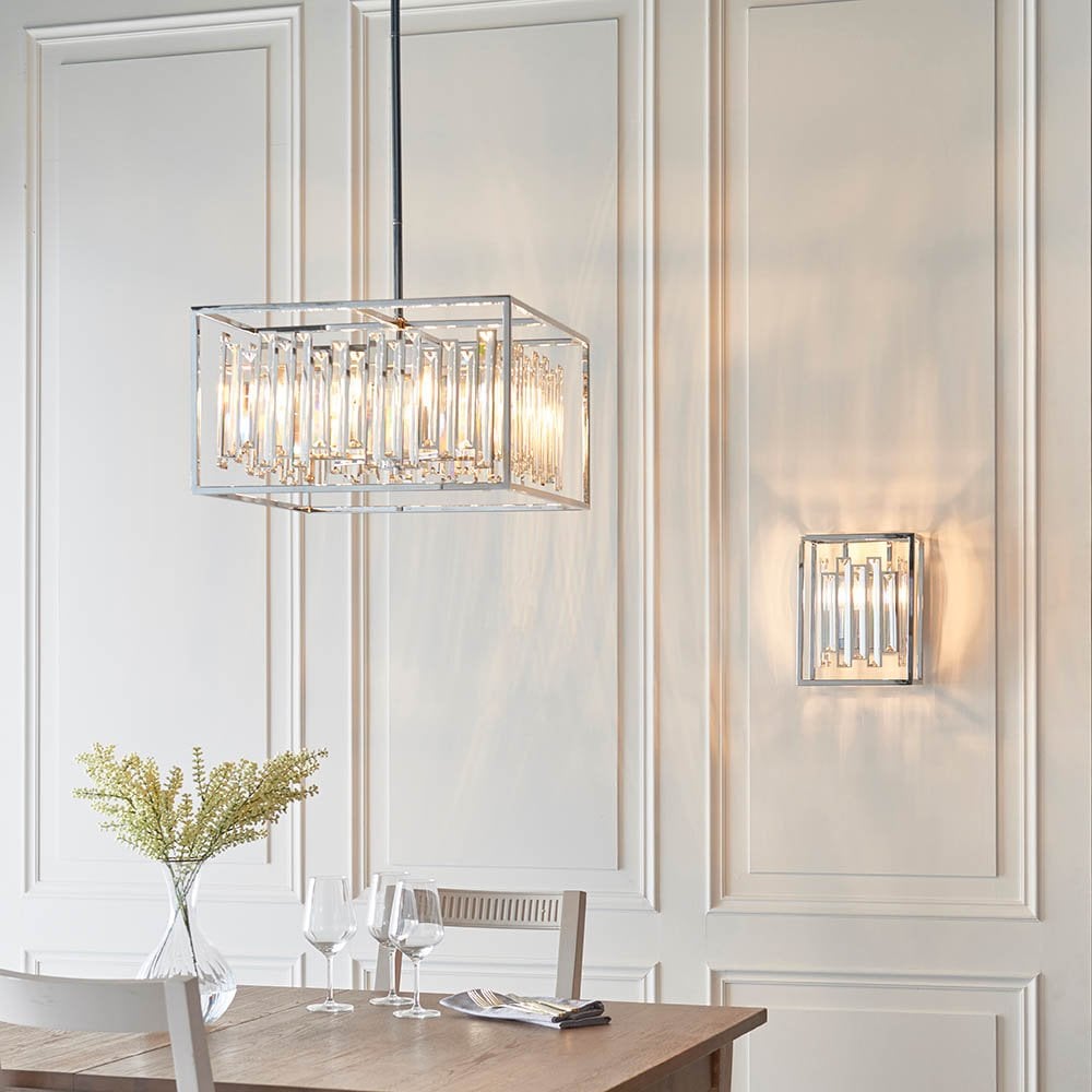 Acadia 6 Light Crystal Pendant