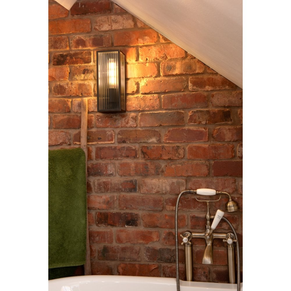 Keegan Wall Light Rubbed Bronze Small IP44