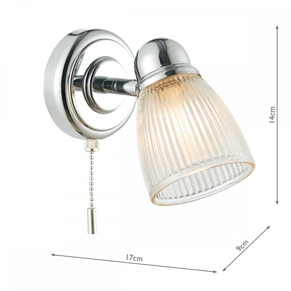 Cedric Single Spotlight Polished Chrome