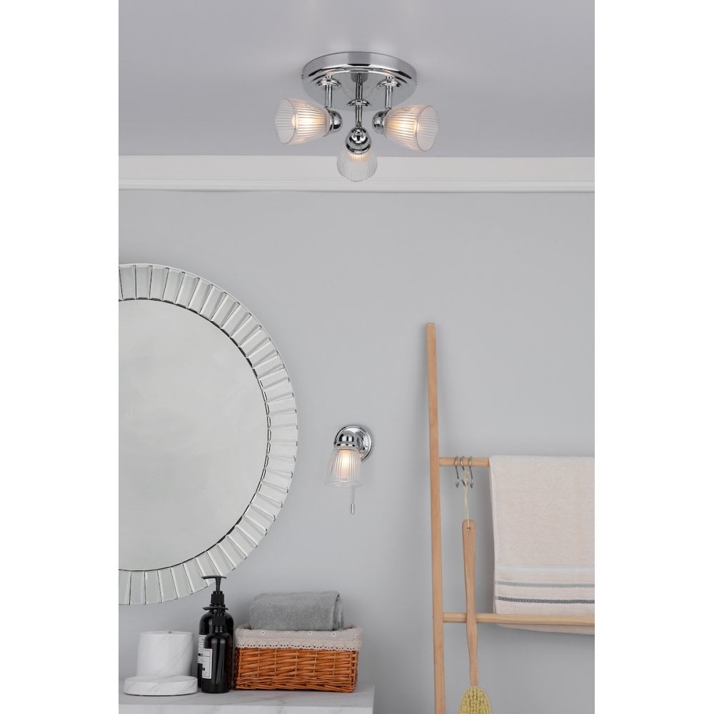 Cedric Single Spotlight Polished Chrome