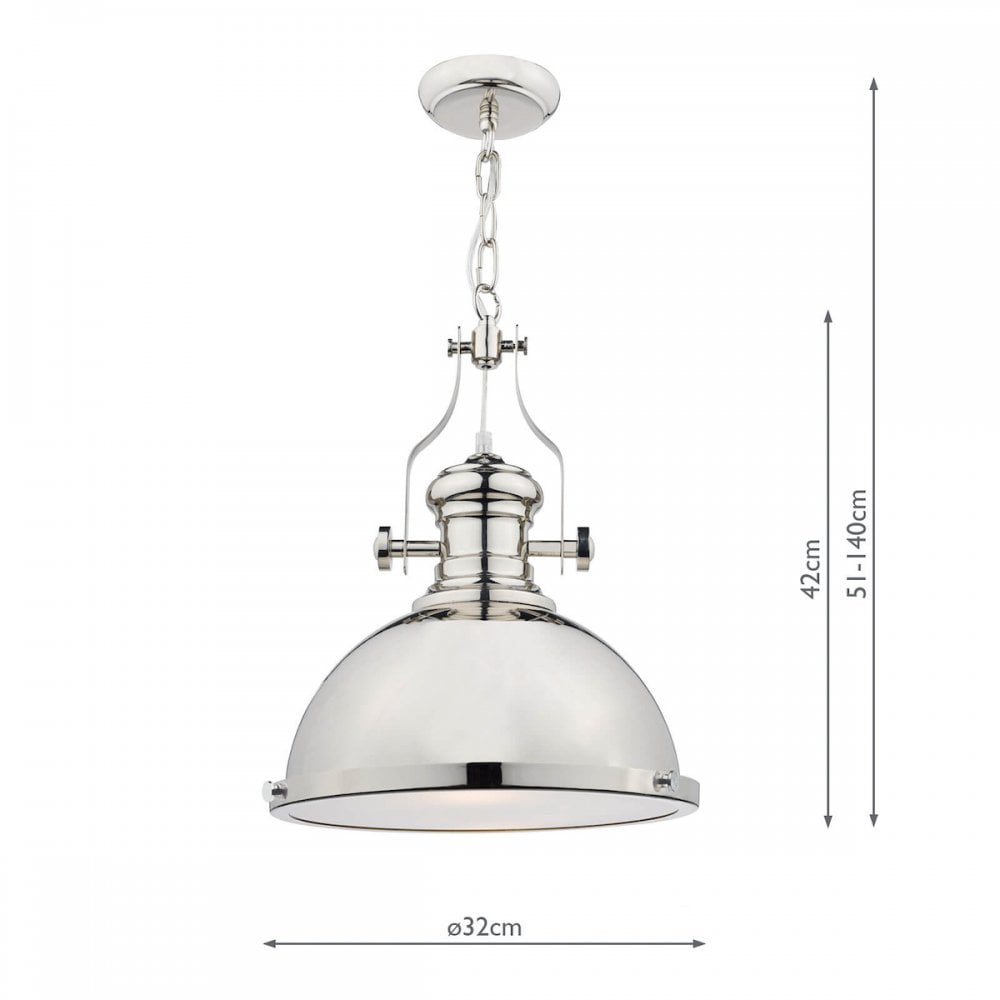 ARONA 1 Light PENDANT POLISHED CHROME