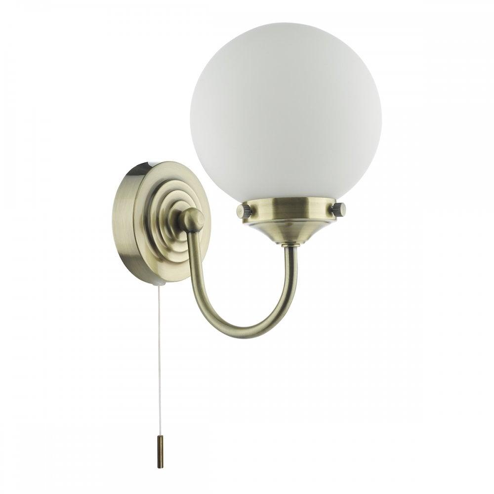 Barclay 1-Light Antique Brass Wall Bracket