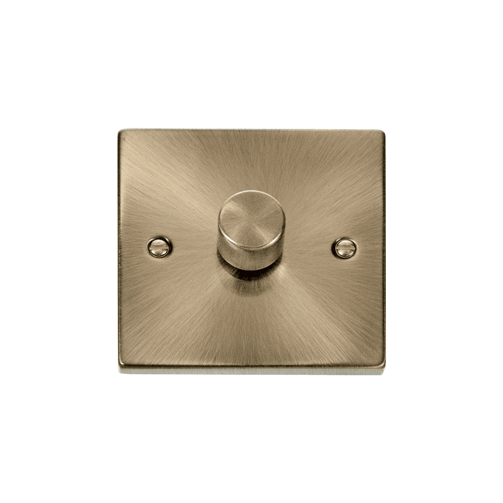 Antique Brass 1 Gang 2 Way Dimmer Switch