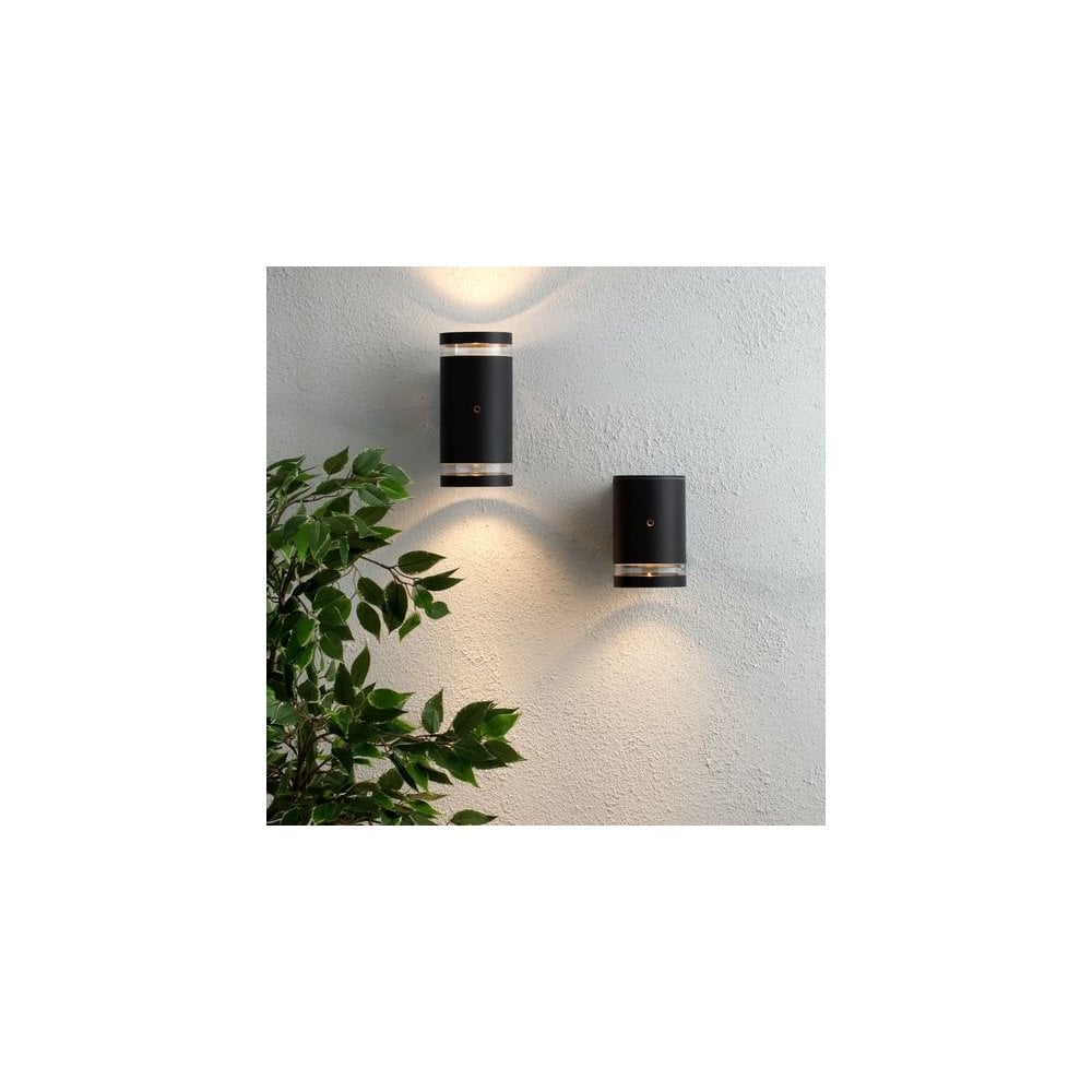 Helix Black Downlight  with Photocell Sensor IP44