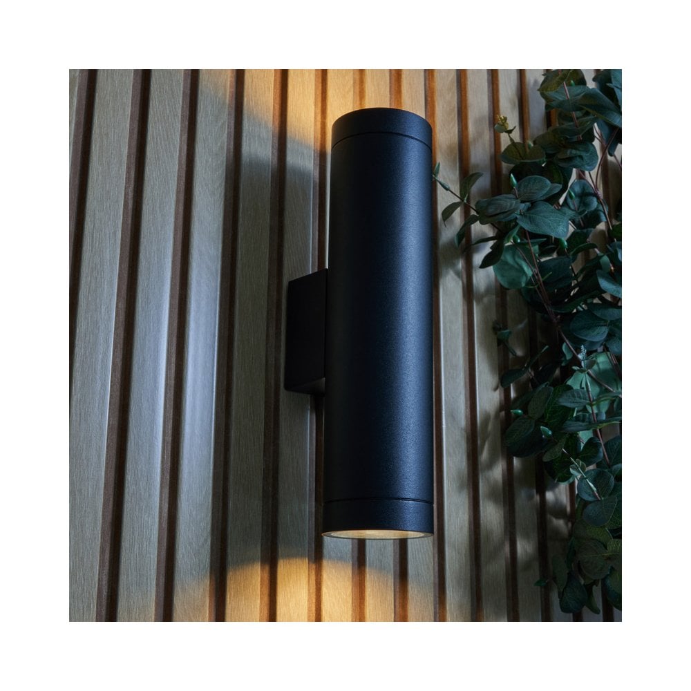 Morro Up and Down Wall Light in Black Finish