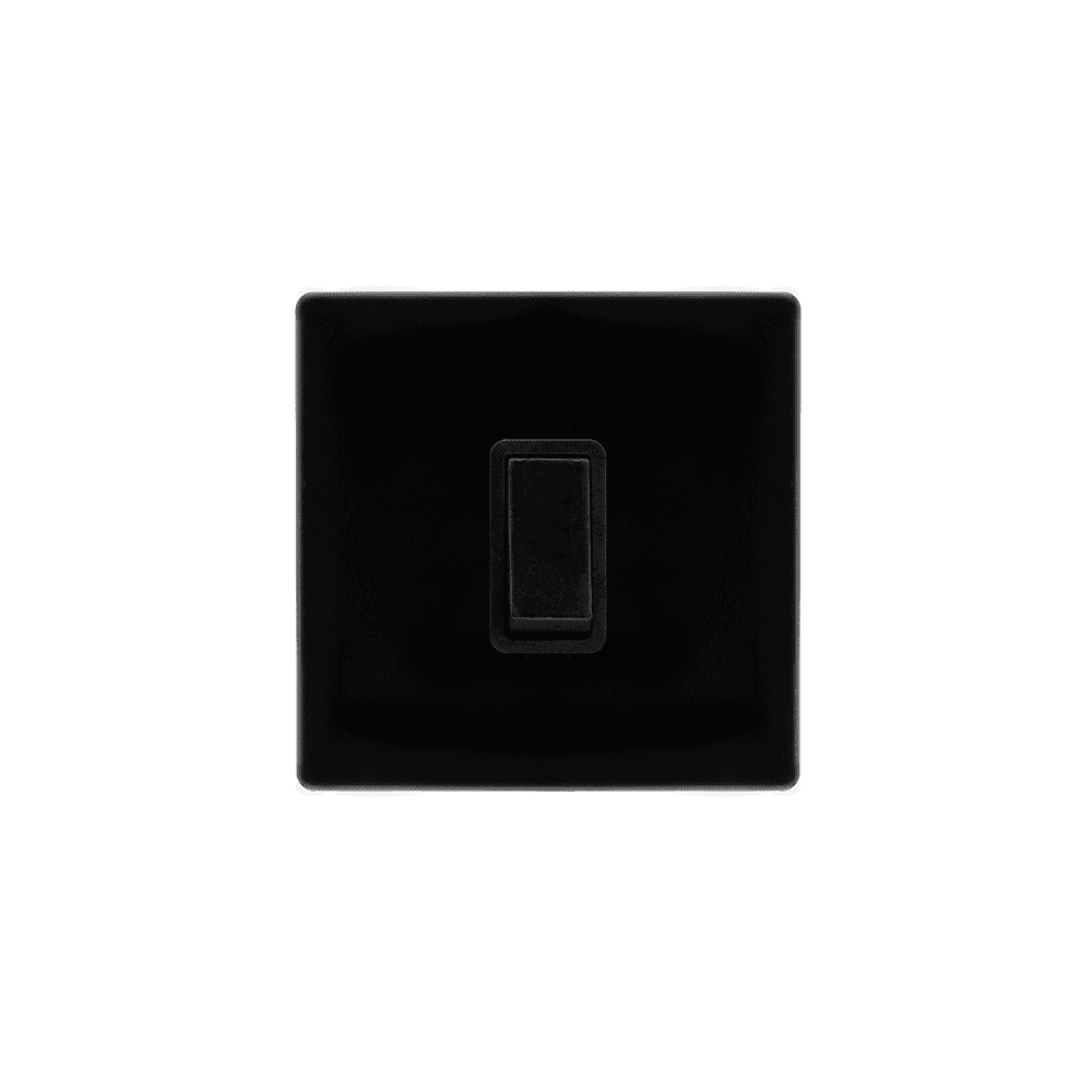 Black 1 Gang 2 Way Switch