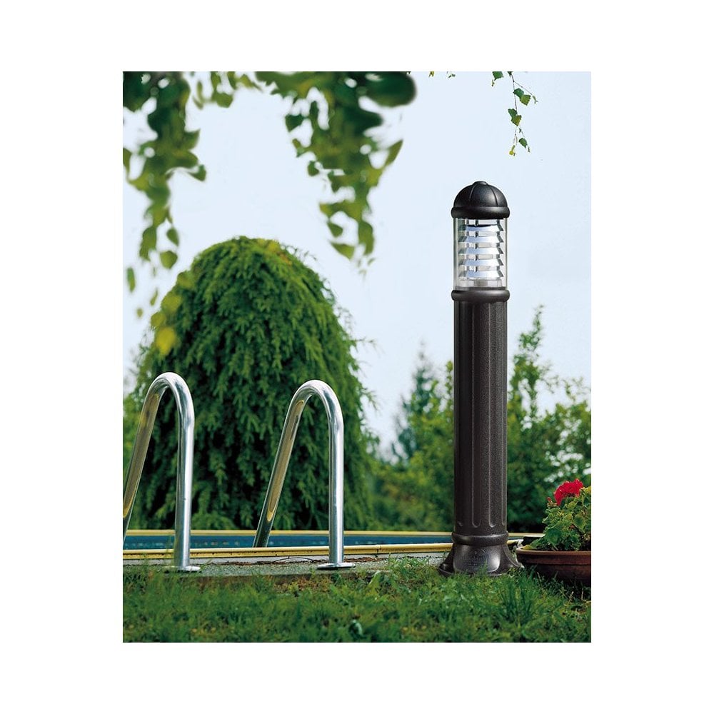 Sauro 1100 mm Chrome Louver Bollard Light