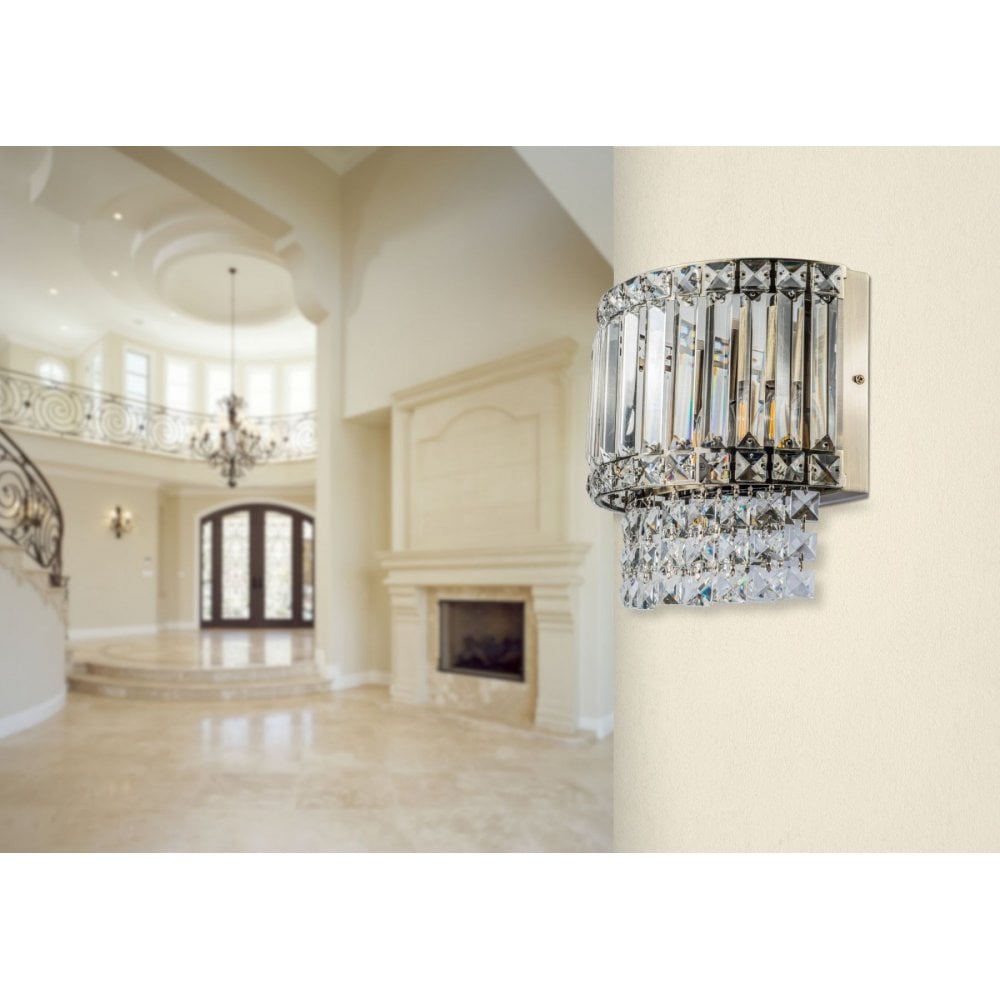 Isla 3 Light Antique Brass Wall Light