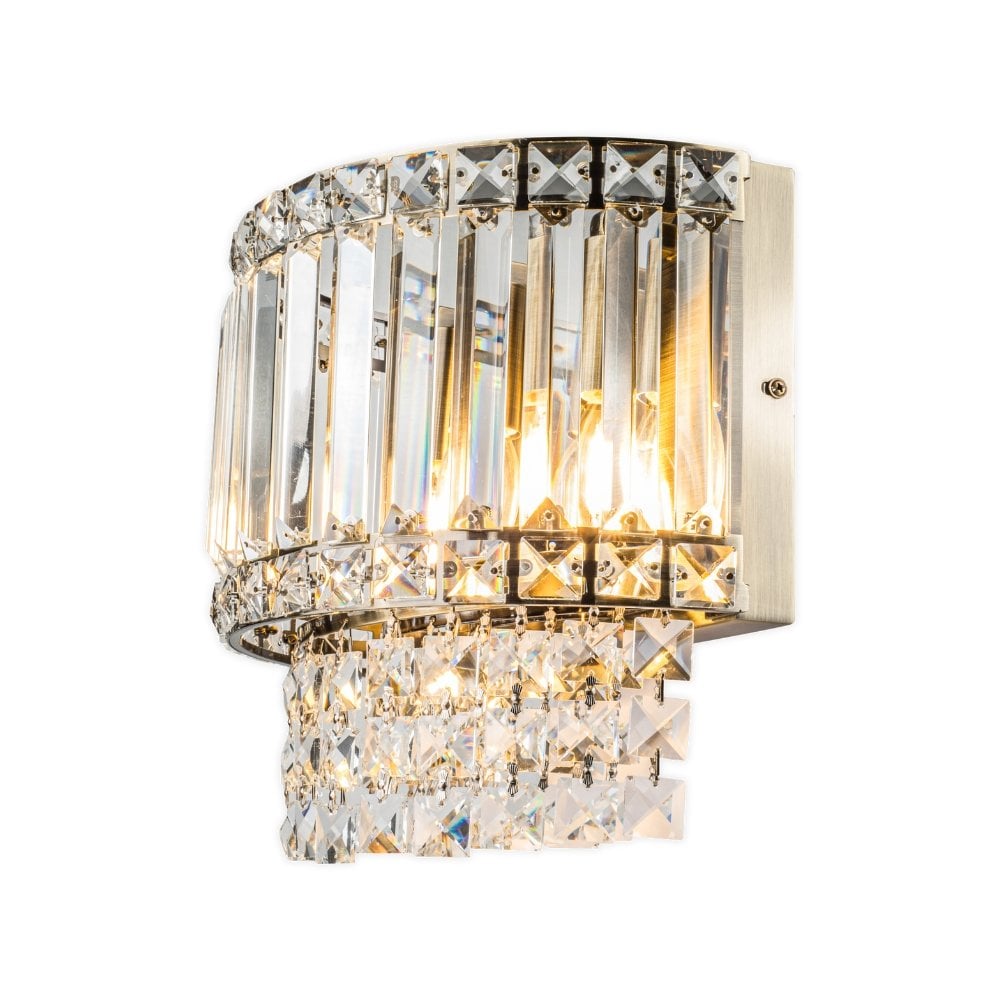 Isla 3 Light Antique Brass Wall Light