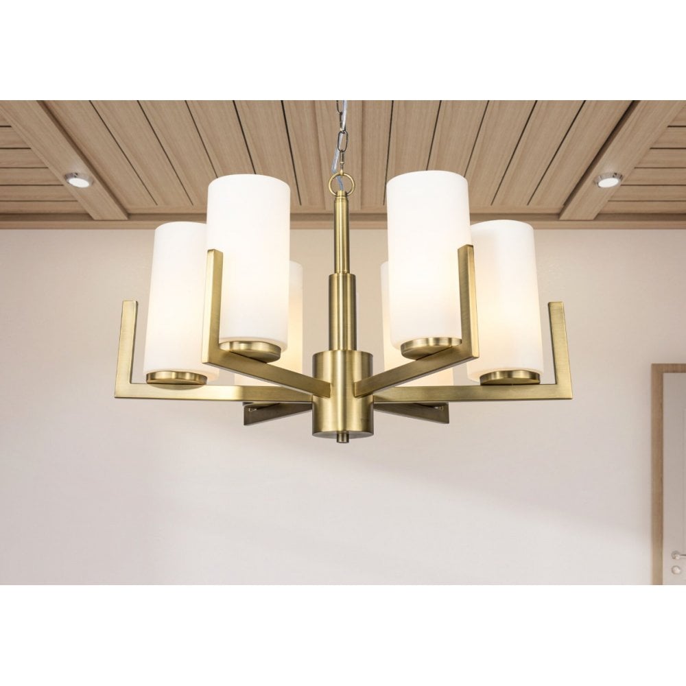 Empire 6 Light Bronze Pendant