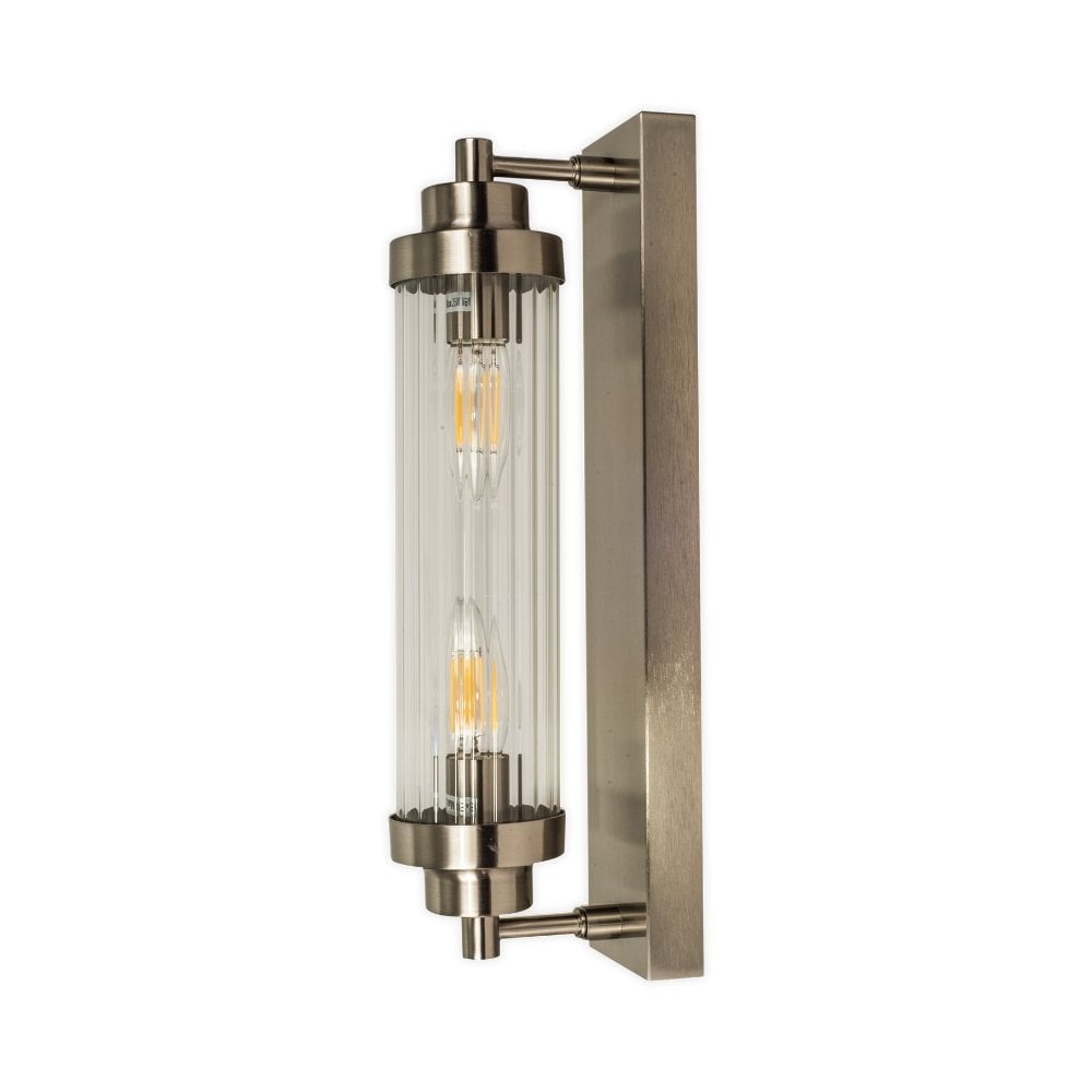 Edith Satin Chrome Bathroom Wall Light