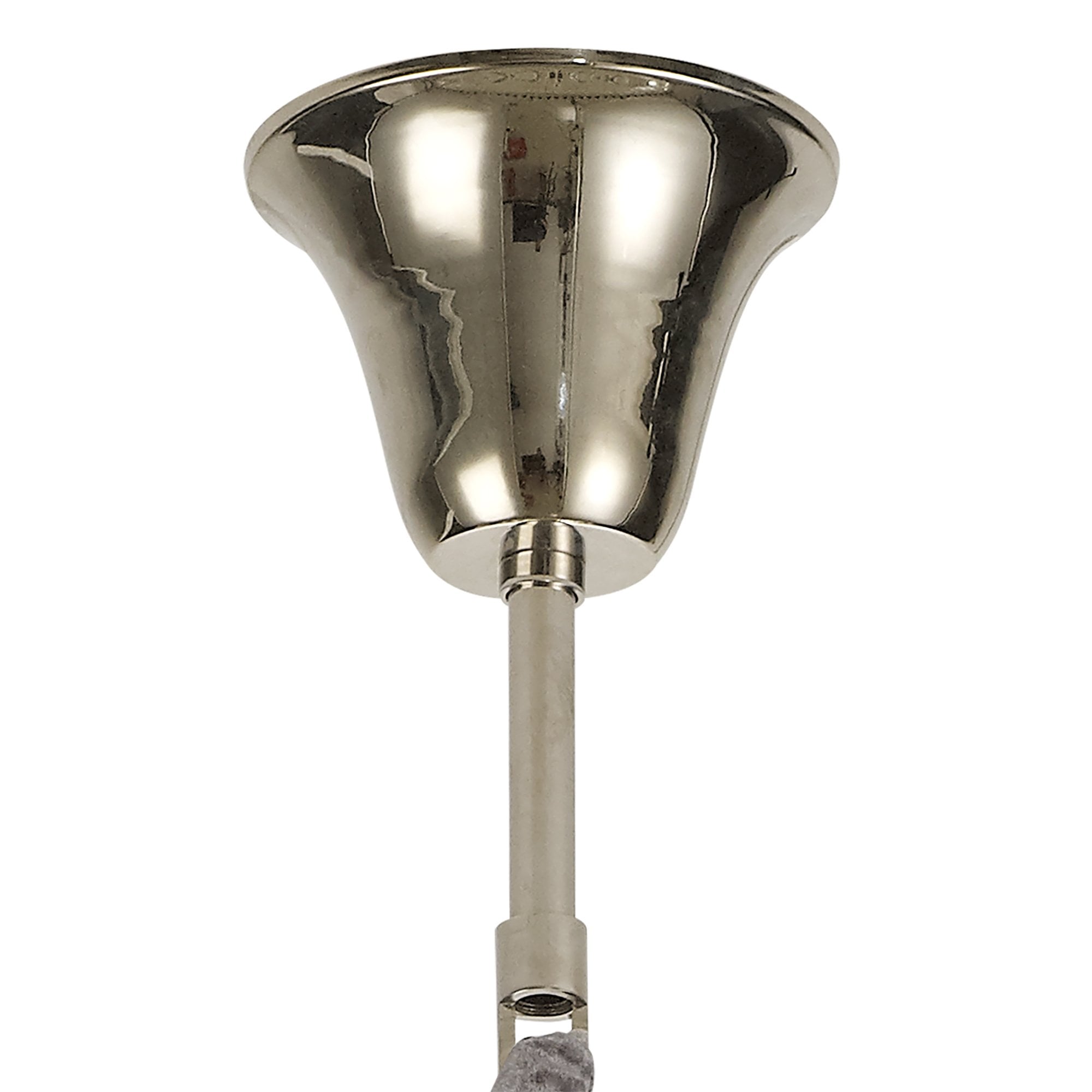 Donard Polished Nickel 8 Light Pendant with Clear Glass