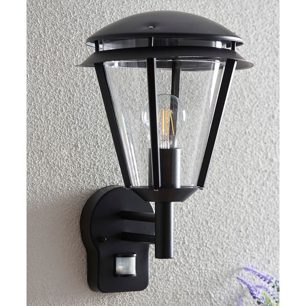 Inova PIR Outdoor Wall Light in Black