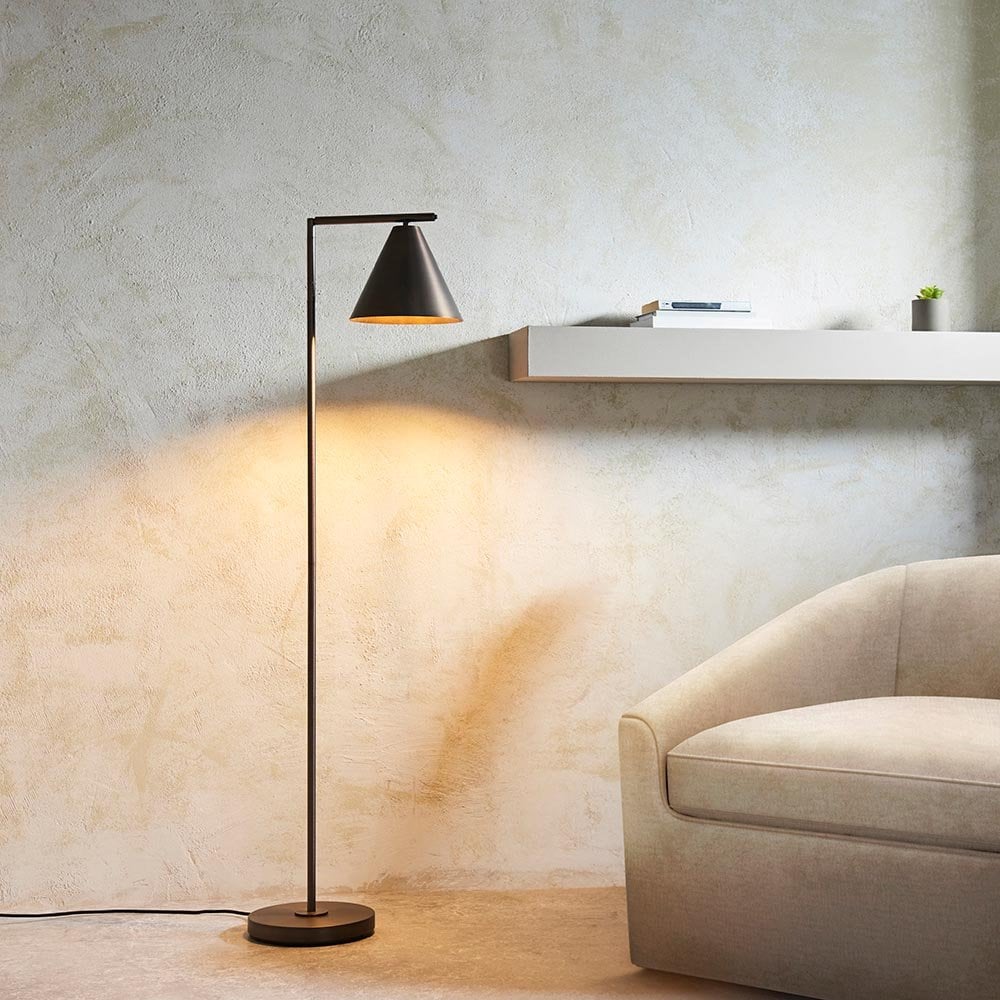 Cape Antique Bronze Floor Lamp