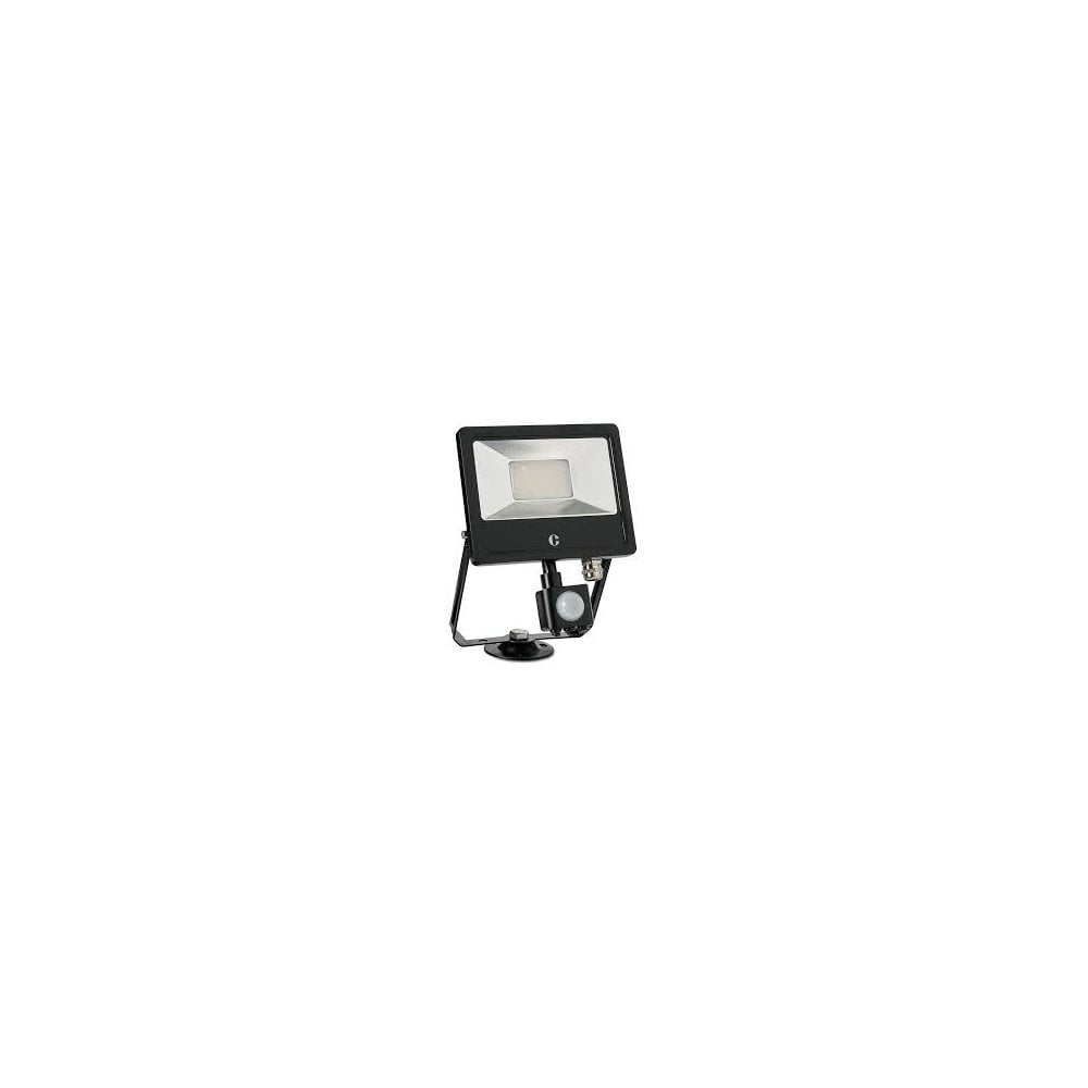 30W Black Floodlight With PIR