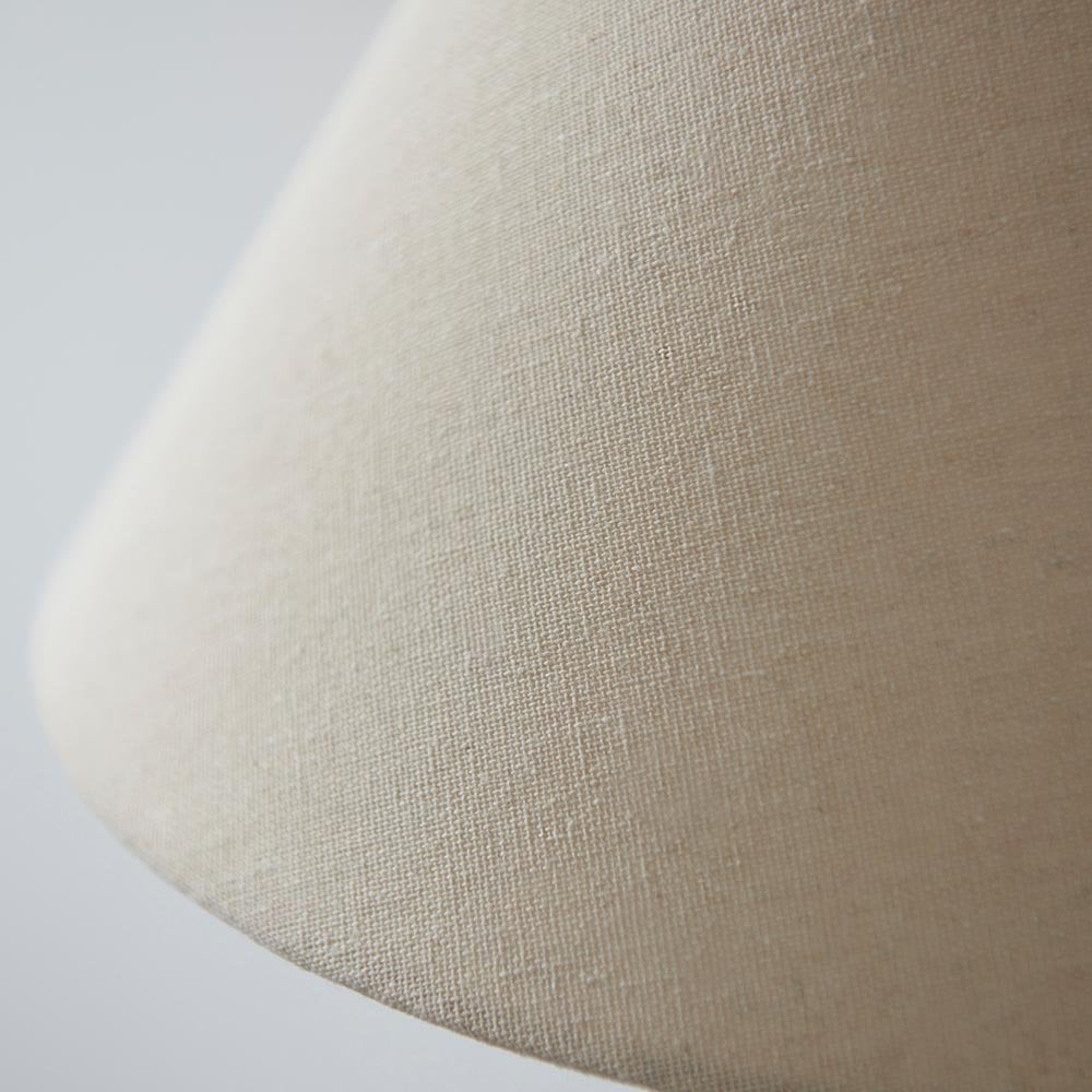 Ellie Aged Brass & Marble Table Lamp C/W Fabric Shade