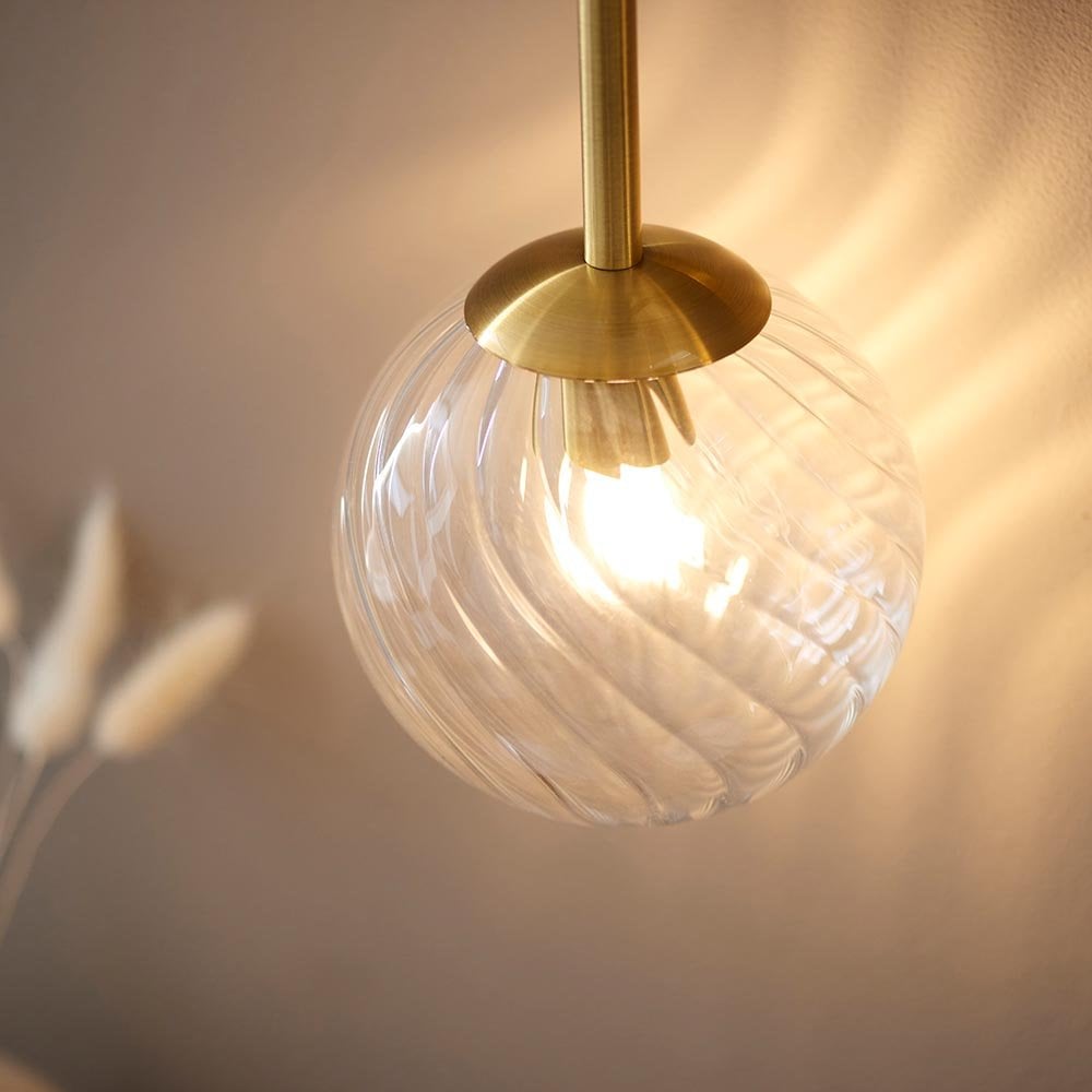 Ben 2 Light Brass Wall Fitting