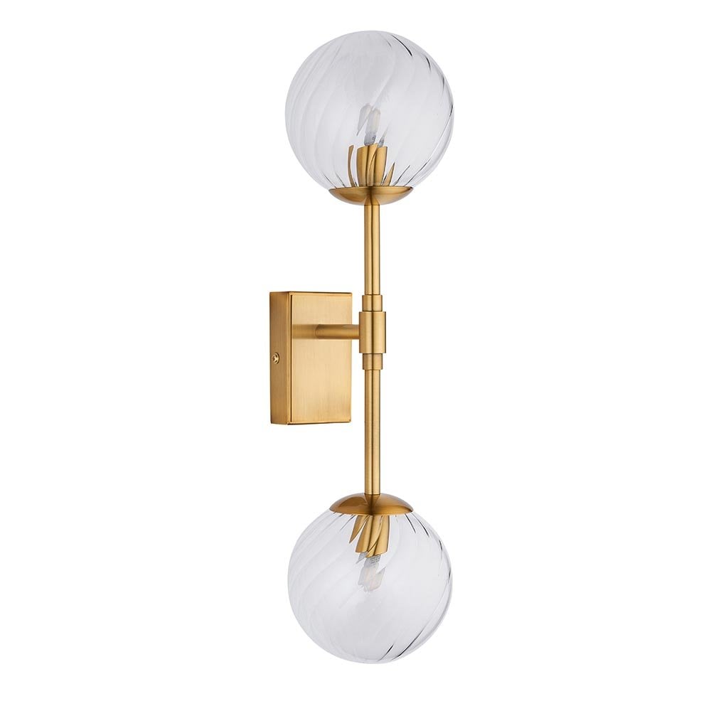 Ben 2 Light Brass Wall Fitting