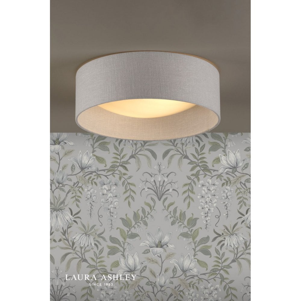 Bacall Natural Linen Flush Fitting