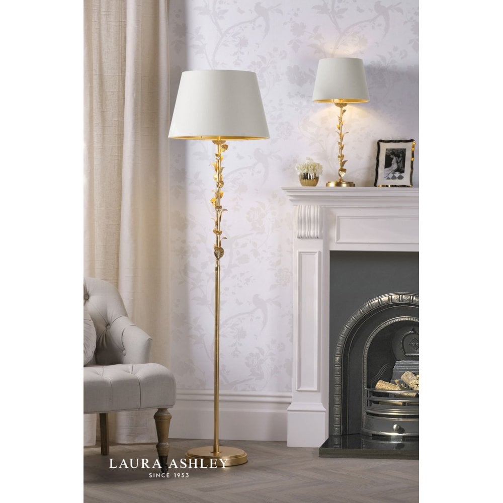 Halton Gold Leaf Table Lamp C/W Shade