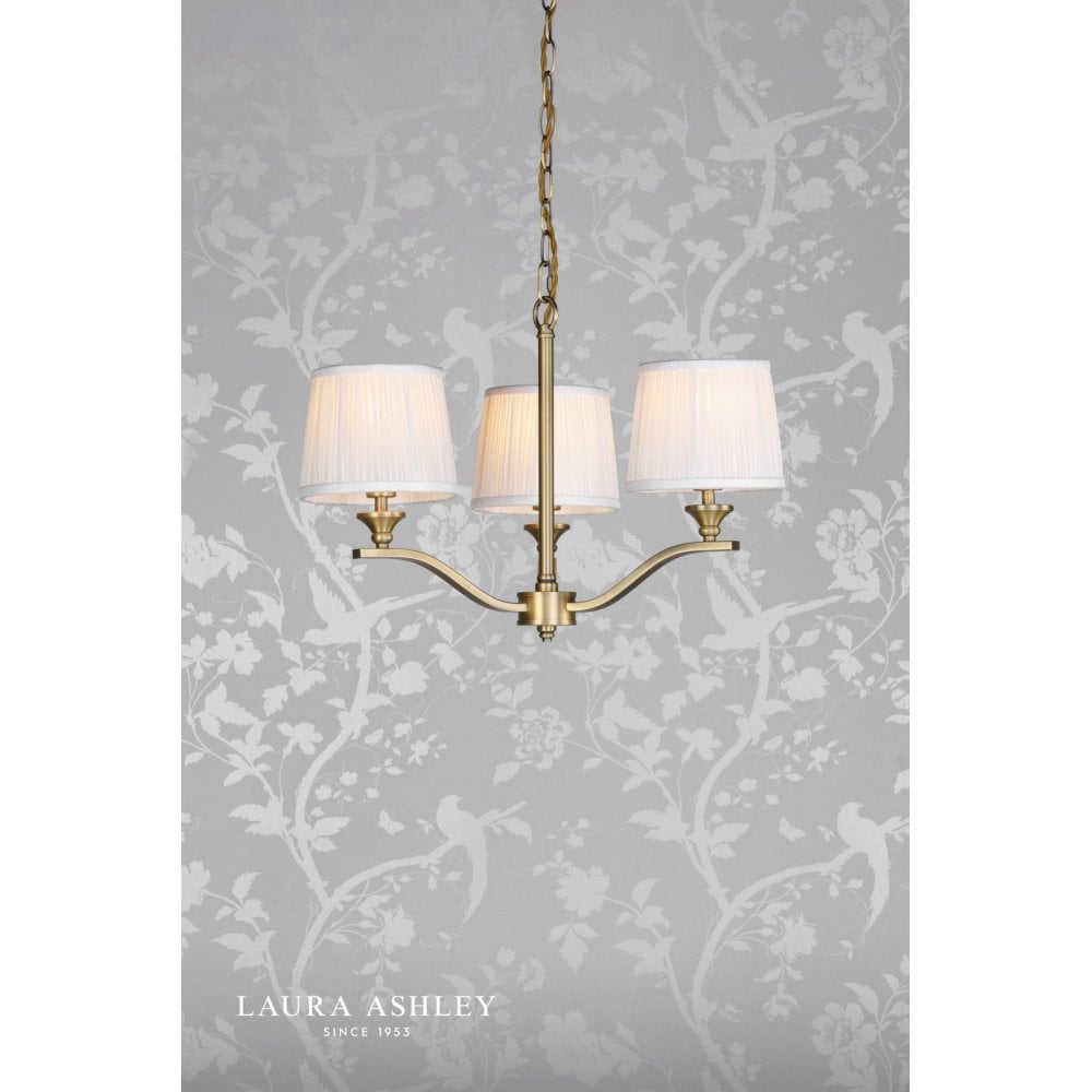 Hemsley 3 Light Antique Brass Ceiling Pendant