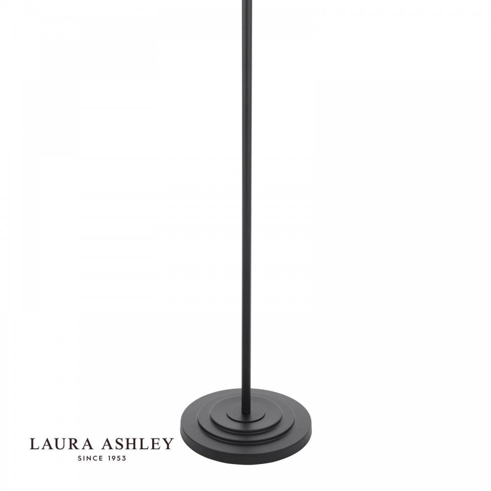 Marlowe Swing Arm Floor Lamp in Matt Black C/W Shade