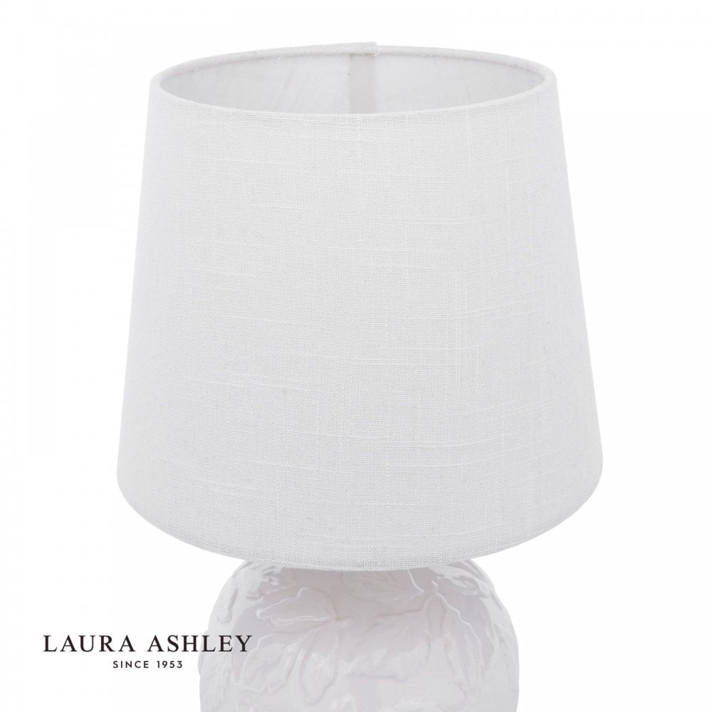 Redhall White Ceramic Table Lamp C/W Shade
